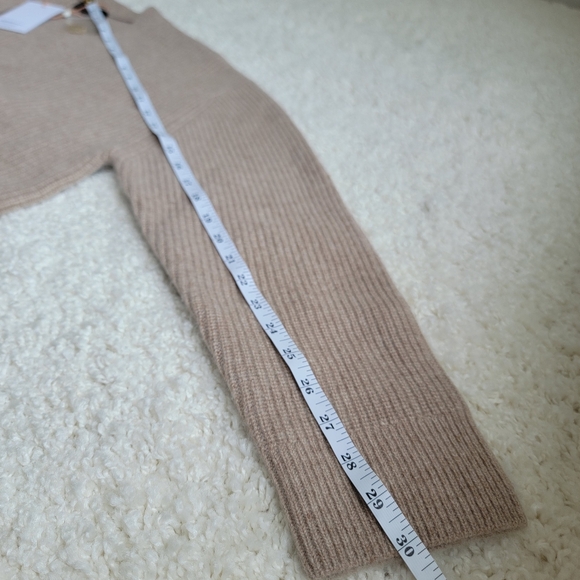 NWT Quince 100% Cashmere Oversized Cocoon Boyfriend Cardigan, Oatmeal Beige S - Picture 8 of 9